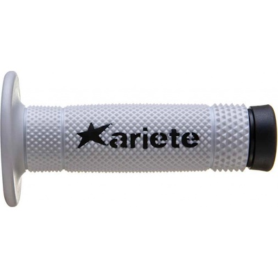 ARIETE gripy OFF ROAD VULCAN bez otvoru (115 mm) barva bílá černá (12)