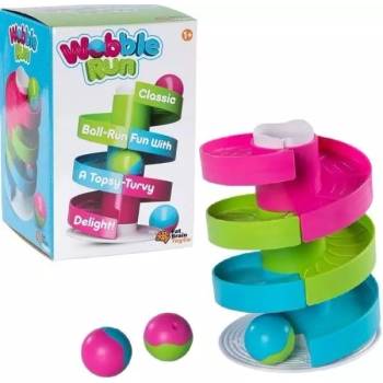 Fat Brain Toys Fat Brain Toys: Wobble Run - Спираловидната кула (F273ML)