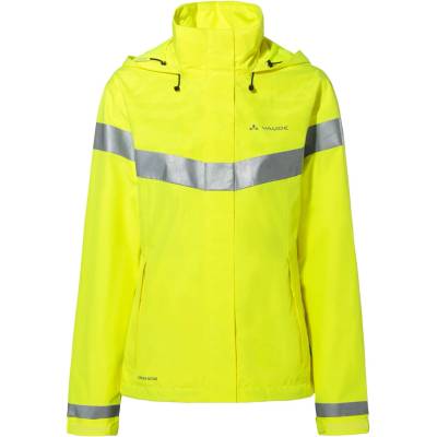Vaude Дамско водоустойчиво яке за колоездене Vaude Women's Luminum Rain Jacket Cycling jacket - Neon Yellow - размер 42 (EU) (151-0804-0114)