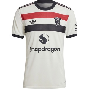 adidas Футболна фланелка Adidas Manchester United Authentic Third Shirt 2024 2025 Adults - White