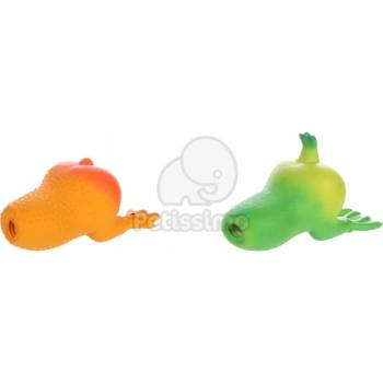 Image 1 of Flamingo играчка от латекс, пиле и патица 18 см