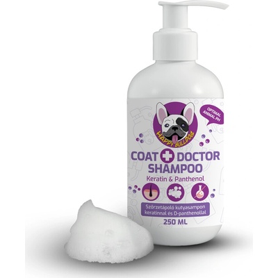 Happy Bulldog Coat Doctor šampón pre psov s keratínom a pantenolom 250 ml