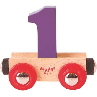 Bigjigs vagónik Číslo 1