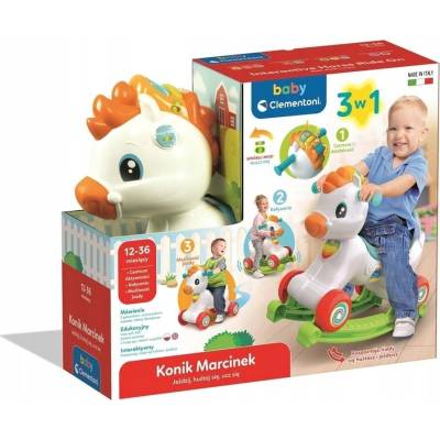 Clementoni B50611 Interaktivní pohyblivý koník 3v1