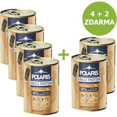 Polaris Single Protein Paté Kuřecí 6 x 400 g