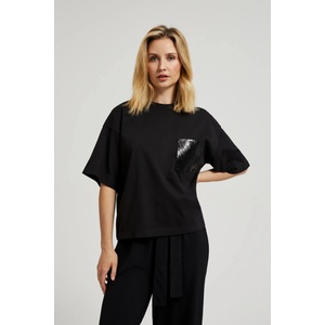 Moodo Дамска тениска Moodo | Cheren | ЖЕНИ | XS - zoot - 21,49 лв