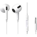 Baseus Encok H17 3.5 mm jack white Слушалки
