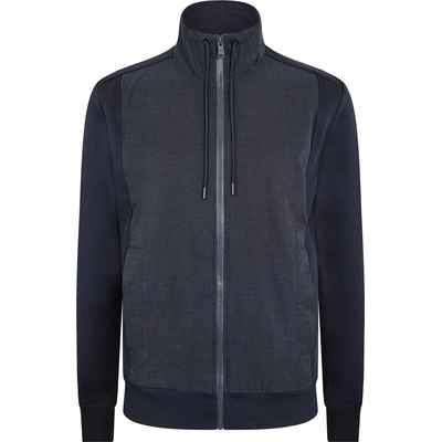 HUGO BOSS Суичър Boss Men's P Shepherd Short Sleeve Zip Hoodie - Dark Blue