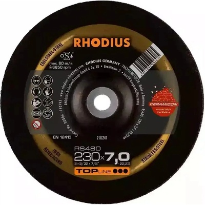 Rhodius Brúsny kotúč RS480 230 x 7,0 x 22,23 mm 210241