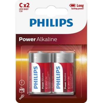 Philips LR14P2B/10 ELEM POWER ALKALI C 2-BLISTER (LR14P2B/10)
