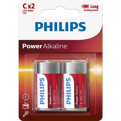 Philips LR14P2B/10 ELEM POWER ALKALI C 2-BLISTER (LR14P2B/10)