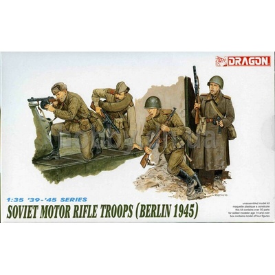 DRAGON Model Kit figurky 6019 SOVIET MOTOR TROOPS BERLIN 1945 1:35