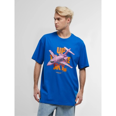 Mister Tee Тениска Up to the Sky Oversize Tee cobalt blue XXLUB-MT2737-01495 - Тъмносив, размер L