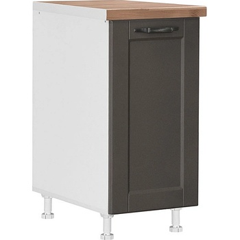 Matis Кухненски шкаф долен с една врата contempo d40 k сив