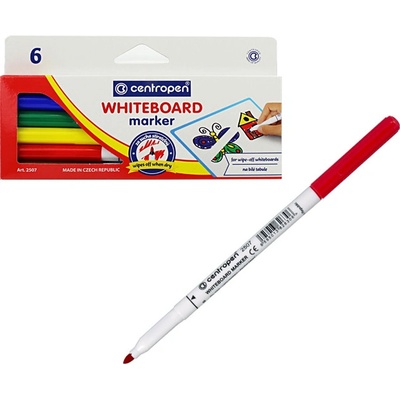 Centropen Whiteboard Marker 2507 6 ks