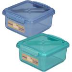 Holmes Products (Europe) Limited Кутия за обяд Sistema Ocean Bound Lunch Plus с прибори за хранене 1.2 л, микс от цветове