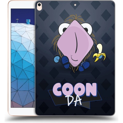 Picasee silikónový prehľadný obal Apple iPad Air 10.5 2019 3.generace COONDA chlupatka tmavá