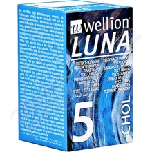 Wellion Luna cholesterol testovacie prúžky 5 ks