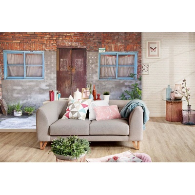 DIMEX ART Самозалепваща се флизелинова фототапета тухлена къща 375 x 250 см