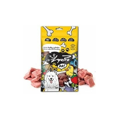 Lyopro DOG poch. mrazem sušené Kuř. kostky s jah. 10 ks 50 g