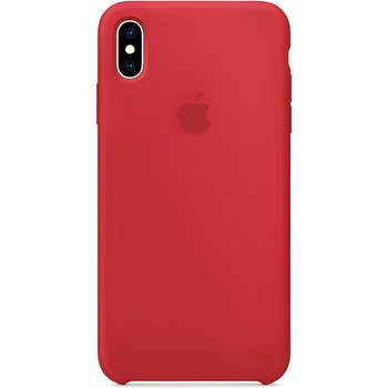 Apple Силиконов калъф за Apple iPhone XS Max - Червен KP28810 (28810)