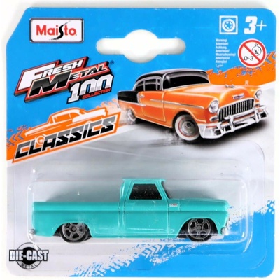 Chevrolet C10 Pick-up 1965 tyrkysový Maisto 1:64