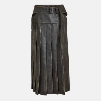 OFF WHITE Къси панталони OFF WHITE Women's Leather Shorts - Black