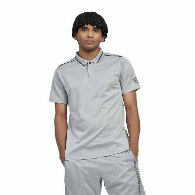 Pro Training Active short sleeve polo - Grey (Grey Marl / Black)