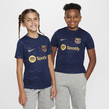 Nike Юношеска футболна фланелка Nike Barcelona Academy Pro Home Pre Match Shirt 2024 2025 Juniors - Blue