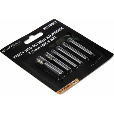 Kraft&Dele Stopkové frézy HSS pro mini brusky, 3,2 mm, KD10057 KD10057