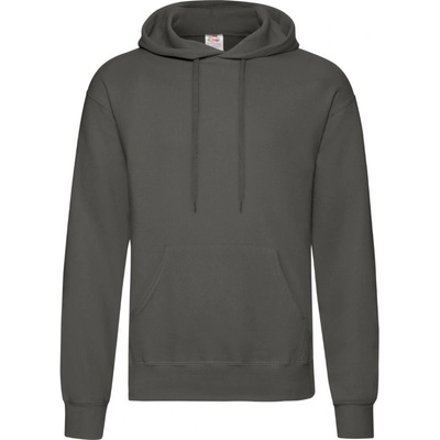 Fruit of THE LOOM CLASSIC HOODED SWEAT LIGHT GRAPHITE