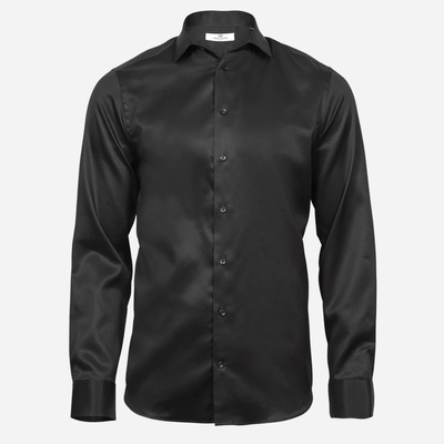 Tee Jays košeľa 2-ply slim fit čierna