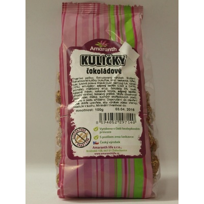 Amaranth Kuličky čokoládové 100 g
