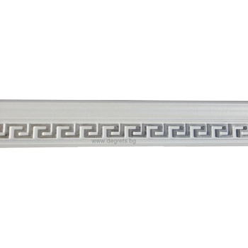 Image 1 of Перваз от стиропор 82983 Версаче Бял - Сребро