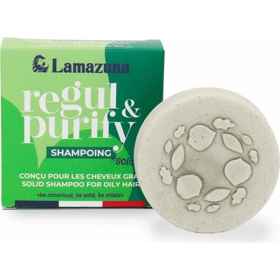 Lamazuna regul & purify tuhý šampon 70 g