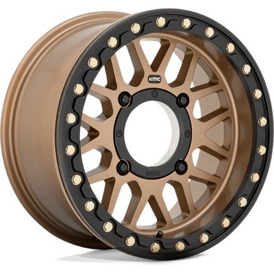 KMC Powersports KS235 GRENADE BEADLOCK 6x15 4x156 ET38 satin bronze
