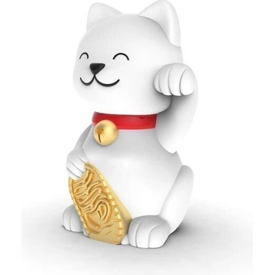 MTM Dhink LED lampička s časovačem a změnou barev - Lucky Cat bílá