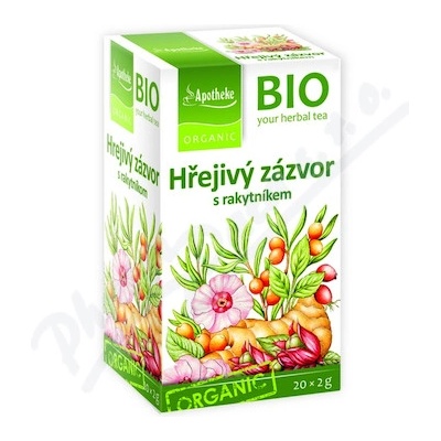 Mediate BIO Hřejivý zázvor s rakytníkem 20 x 2 g