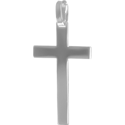 Argento Strieborný prívesok krížik 84987
