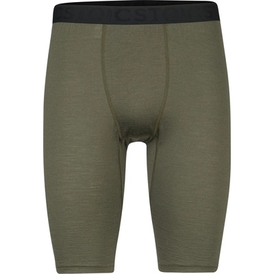 Stoic Мъжко мериносово термобельо Stoic Merino180 BengtSt. Short Pants Merino base layer - Olive Green - размер 4XL (015-2083-0717)