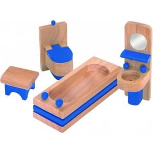 Woodyland Комплект дървени мини мебели Woody - Баня (90614)