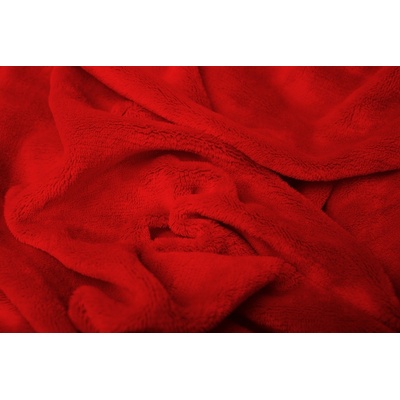 Aaryans Mikroplyšové prostěradlo červené 140x200