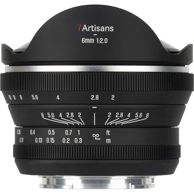 7Artisans 6mm f2,0 APS-C širokoúhlý objektiv (Micro 4/3)