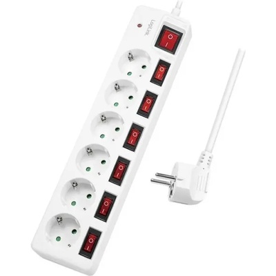 LogiLink 6 Plug 1.5 m Switch LPS250