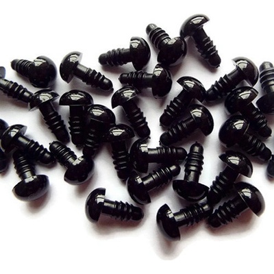 Bezpečnostní oči 14mm černé (1pár)