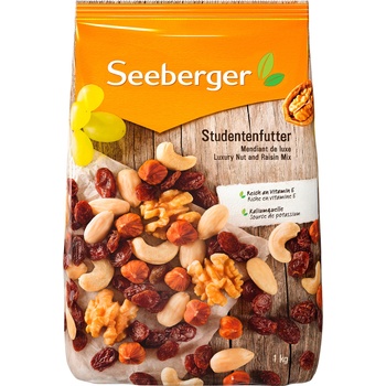 Seeberger Студентски микс (микс от ядки и сушени плодове) - 1.000 г
