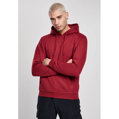 Urban Classics Мъжки суичър в цвят бордо Urban Classics Blank Hoody UB-TB014-00606 - Бордо, размер L