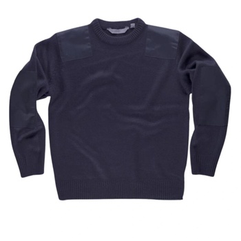 Пуловер за охранители - тъмносин работен пуловер (010666)