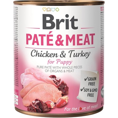 Brit Paté & Meat Puppy 6 x 800 g