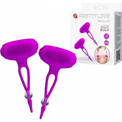 Вибриращи нипели за стимулация на зърната - Pretty Love Bancroft (D-208374)